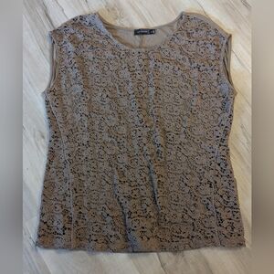 The Limited Taupe Lace Camisole